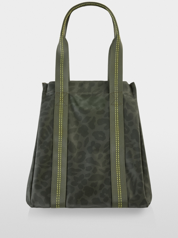 Sac cabas léopard avec compartiments intérieurs