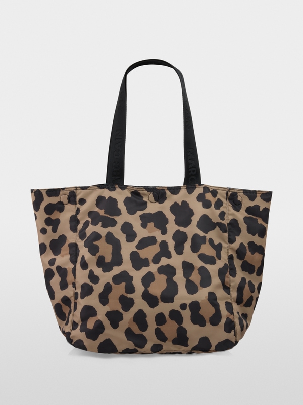 Reversible shopper bag with print