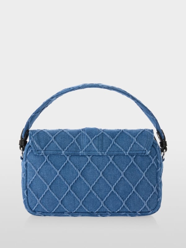 Schultertasche aus Jeansmaterial