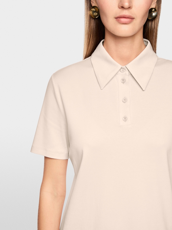 Poloshirt aus Baumwollstretch