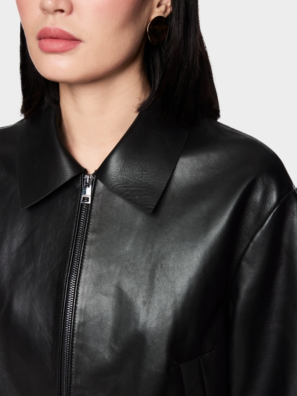 ‘Rethink Together’ lamb nappa  jacket