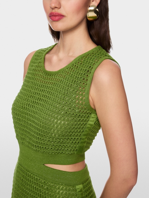 ‘Rethink Together’ openwork dress