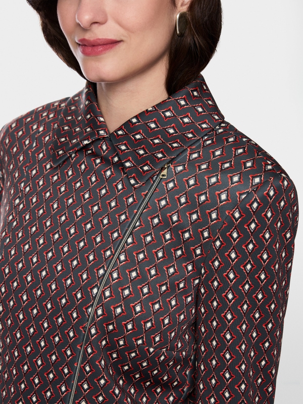 Jacke aus Scuba-Jersey