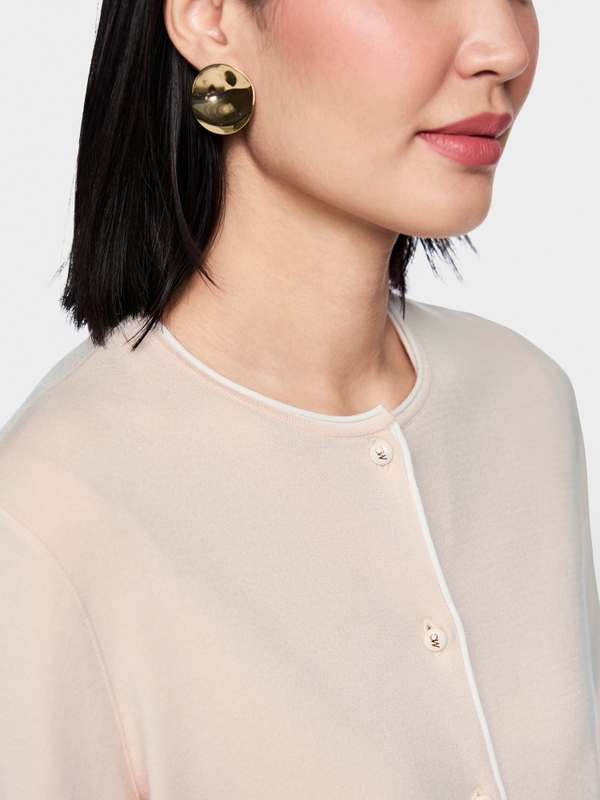 Cardigan en maille fine "Rethink Together"