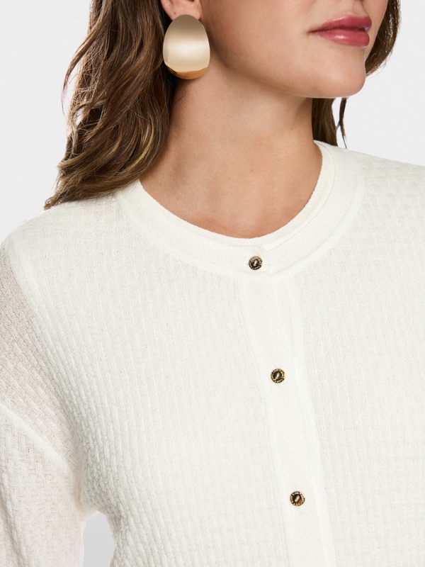 ‘Knitted in Germany’ textured cardigan