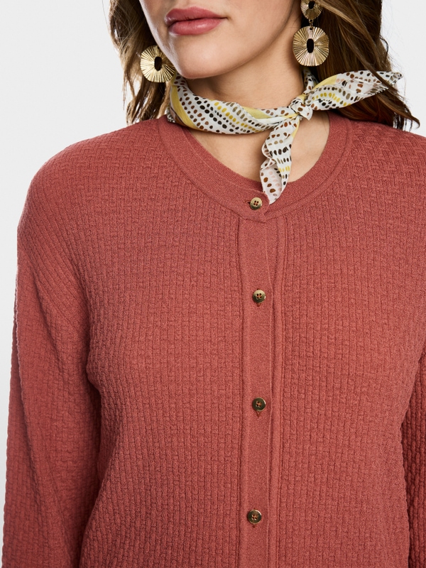 ‘Knitted in Germany’ textured cardigan