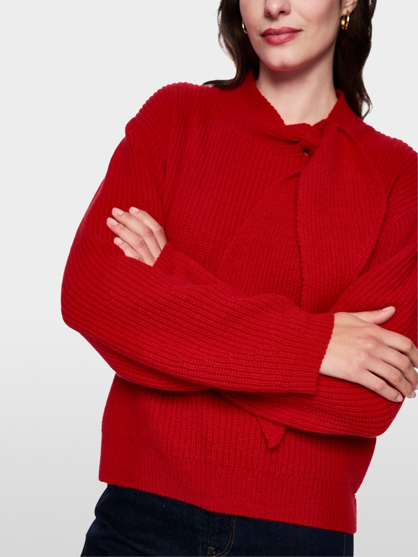 Grobstrickpullover "Rethink Together"