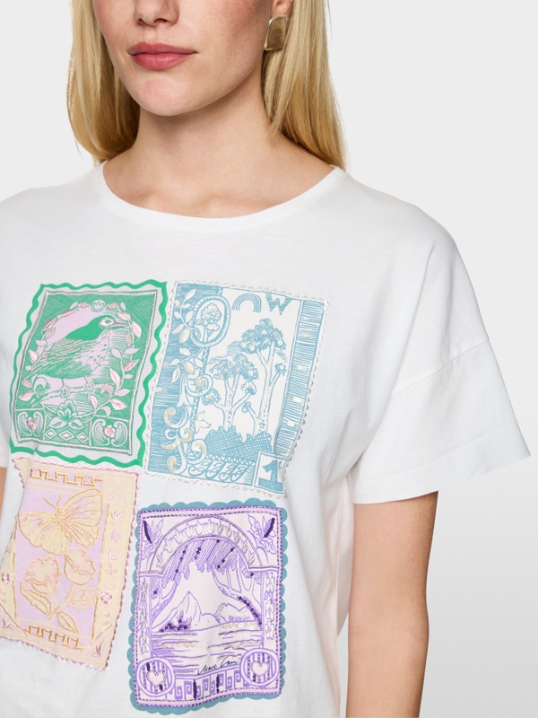 Embellished cotton shirt