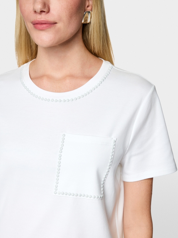 T-shirt en coton stretch