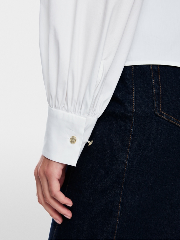 Chemisier blanc revisité