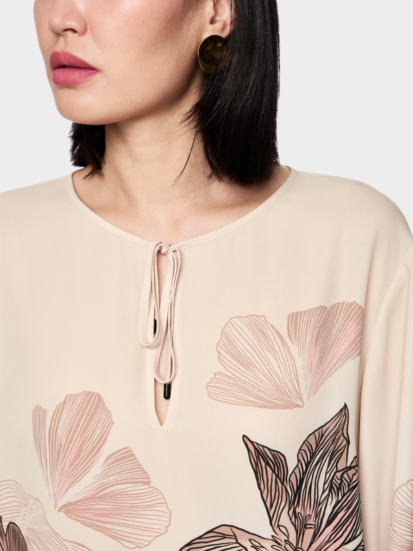 ‘Rethink Together’ floral print blouse