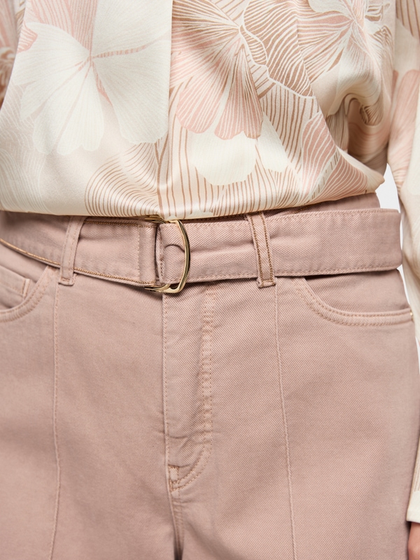 WARRI wide jeans with rhinestone cord