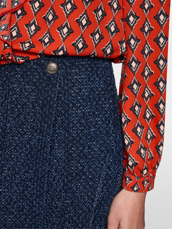 Shorts in wikkelrok-look