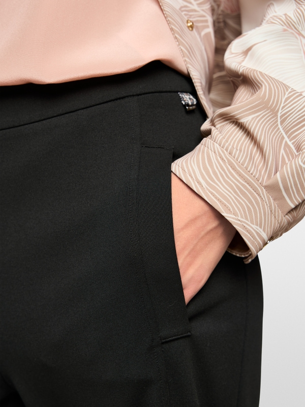 RENTON relaxed fit pants with hem detail