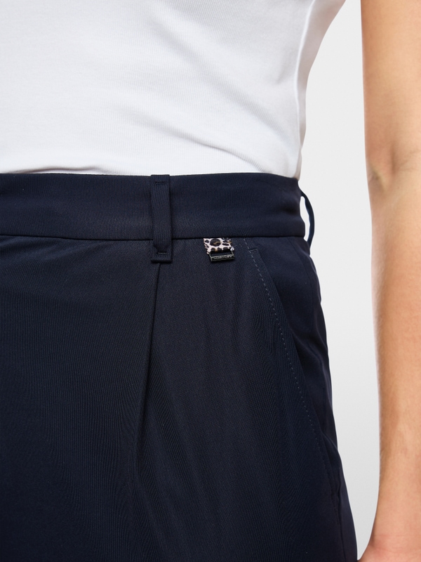 FAQUS high-waist stretch trousers