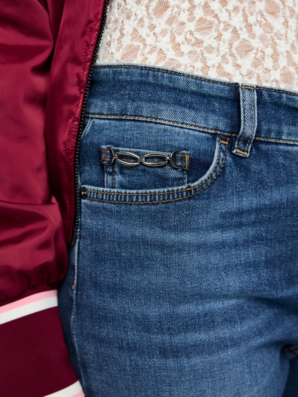 SILEA slim-fit jeans with cropped cut