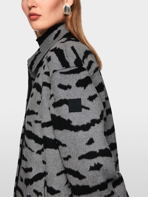 Chemise à imprimé animalier