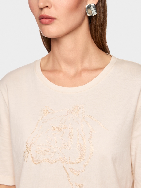 T-shirt en coton avec broderie