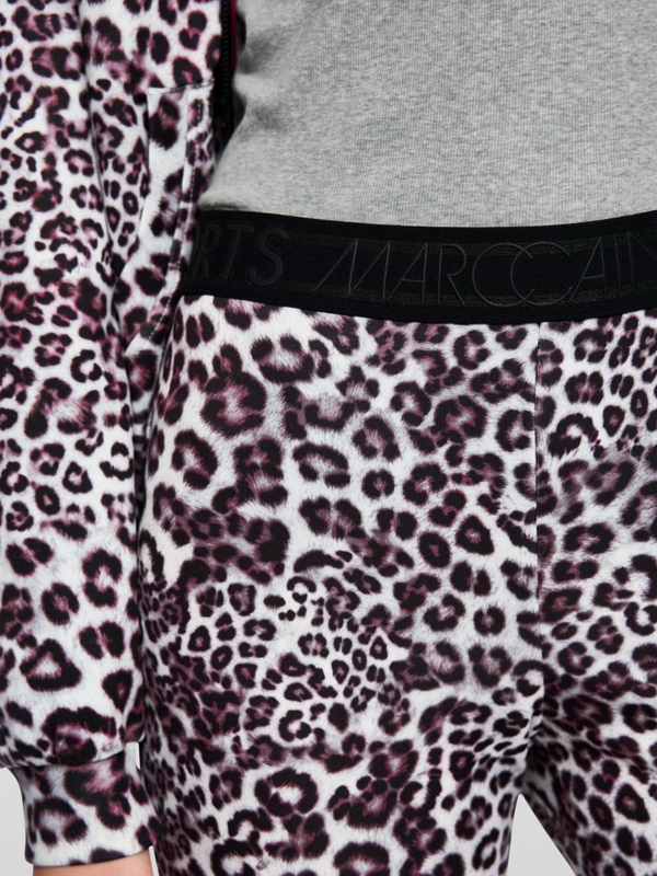 SOFIA leggings with leopard print