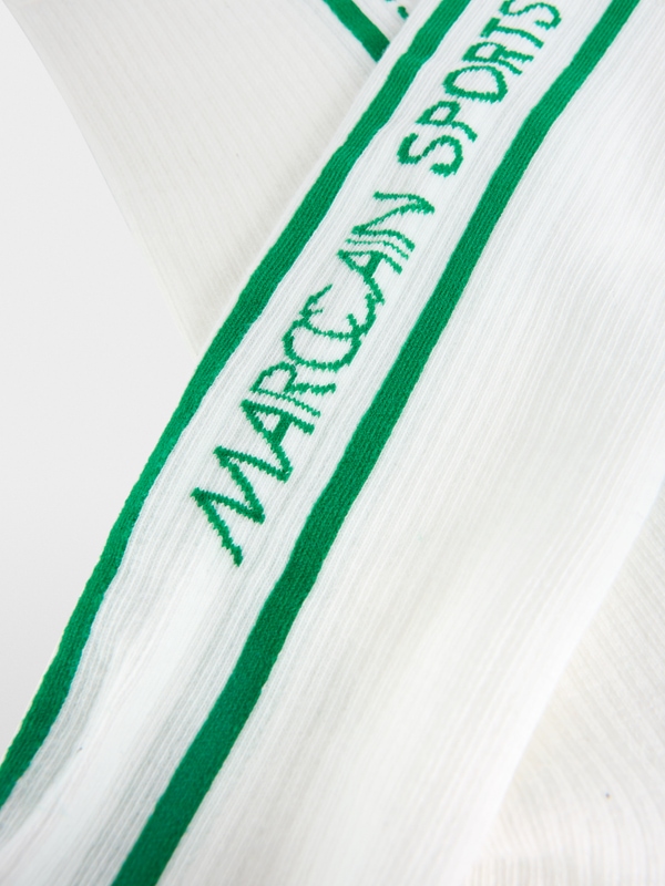 Sporty cotton blend stockings