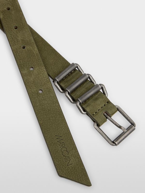 Suede belt