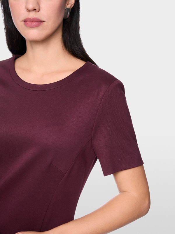 Stretch viscose mini dress
