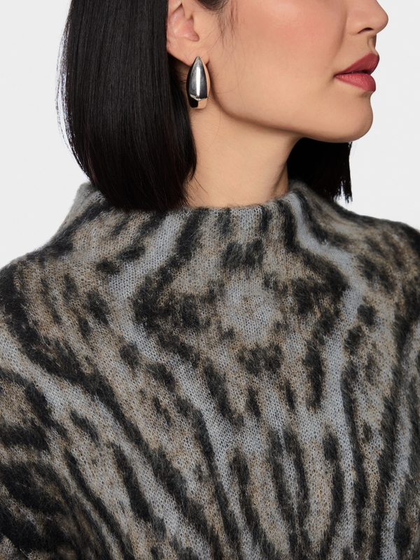 ‘Knitted in Germany’ ocelot jumper