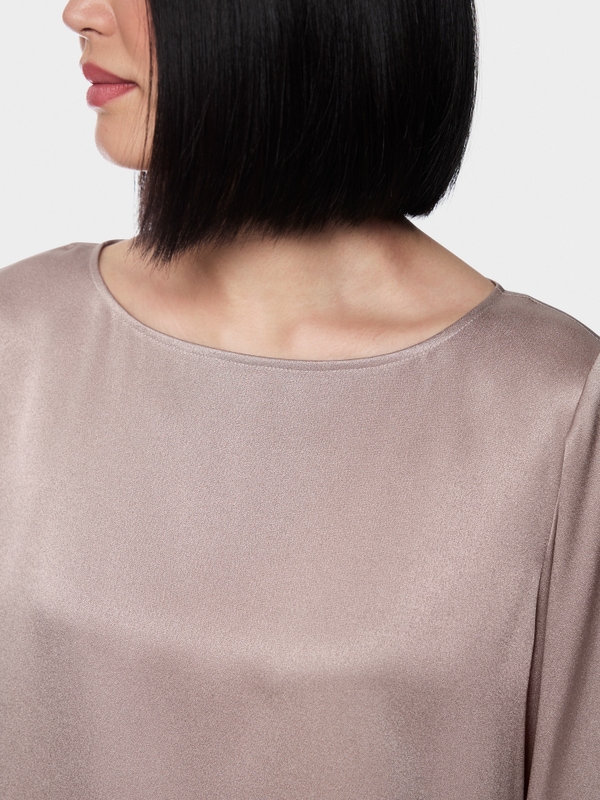 Flowing silk blouse