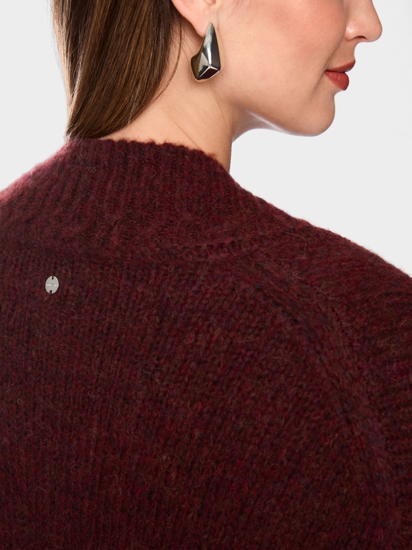 Manteau en maille grossière 