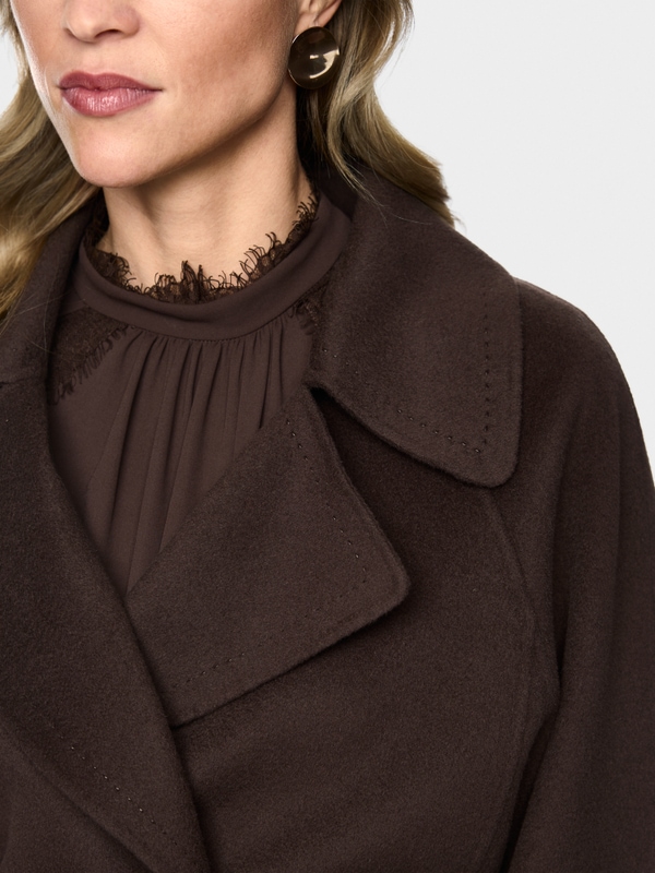 Short wool coat