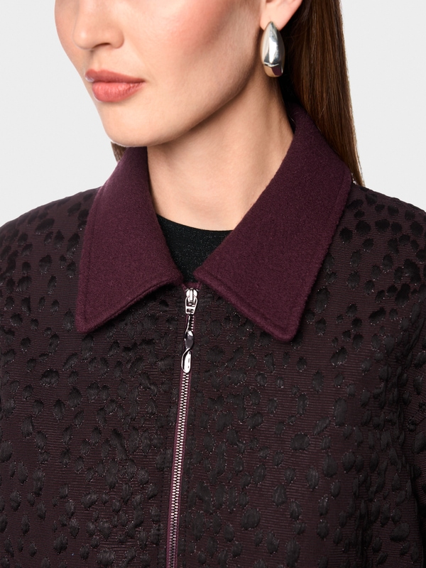 Veste à motif texturé
