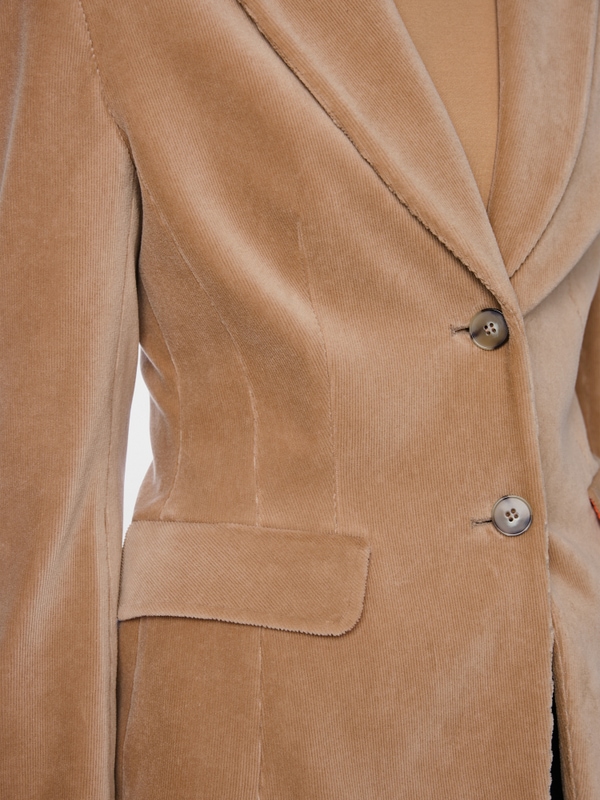 Soft fine corduroy blazer