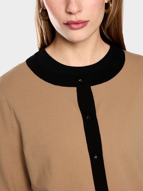 ‘Knitted in Germany’ fine-knit cardigan