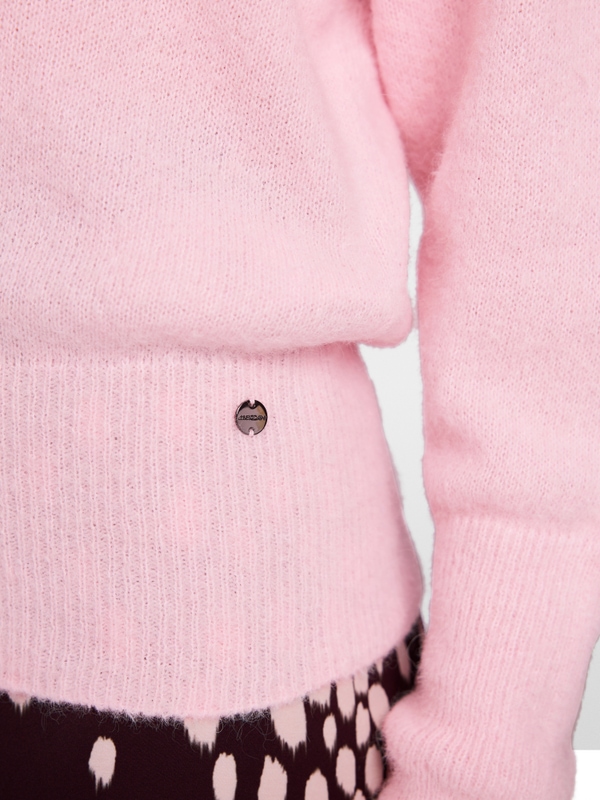 ‘Knitted in Germany’ hooded jumper