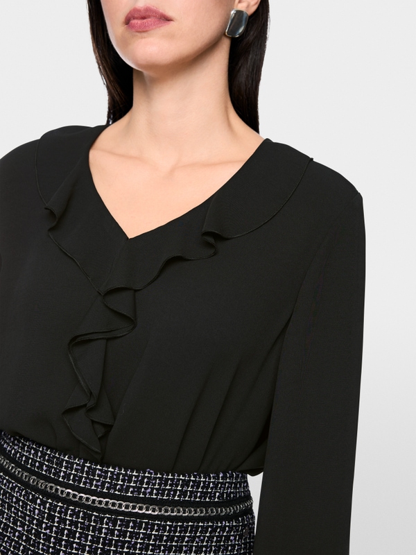 Blouse à volants