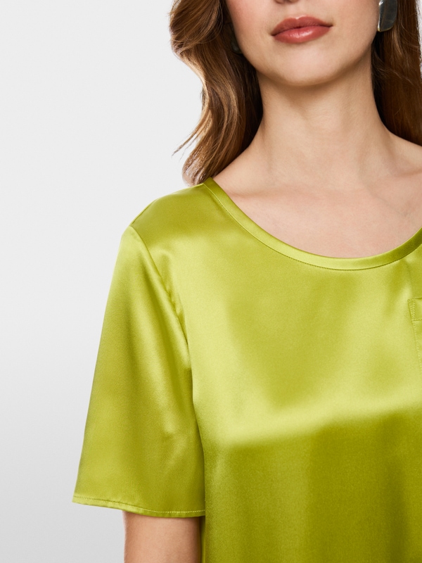 Silk jersey shirt