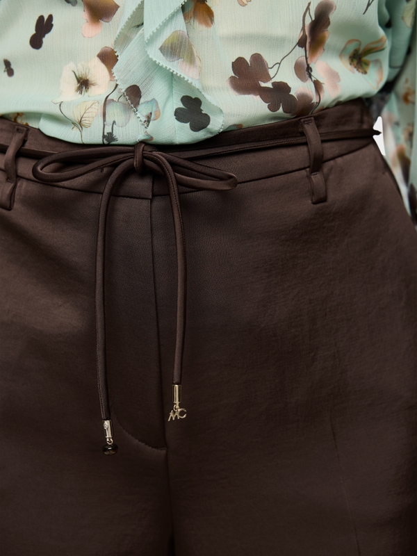WARRI shiny fabric trousers