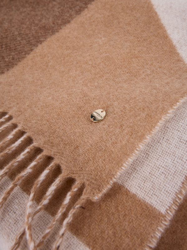 Wool-blend scarf