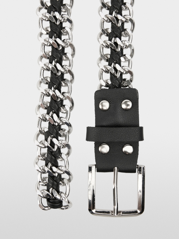 Ceinture à chaîne tressée avec boucle