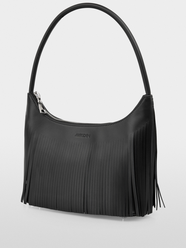 Shoulder bag with fringes