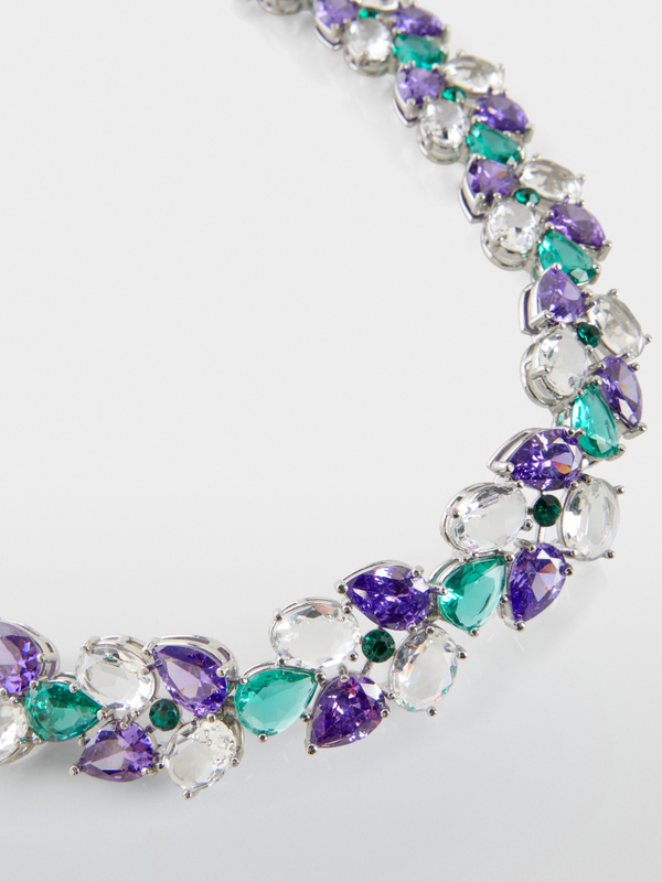 Waist belt with rhinestones