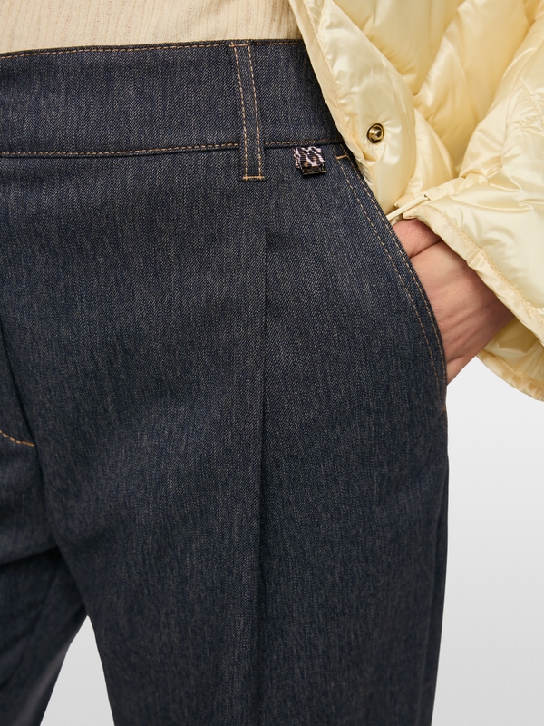 WELS wide fit pleated trousers