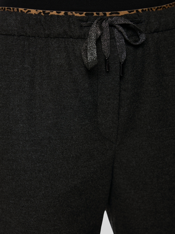RHODOS relaxed fit pull-on trousers