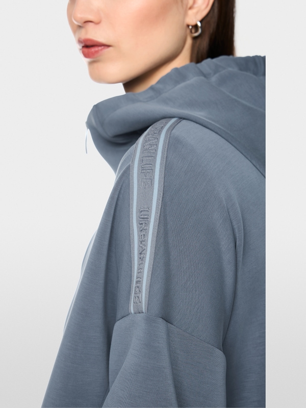 Oversized jersey jacket
