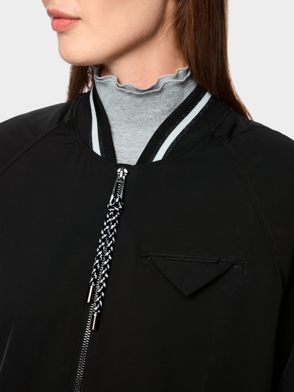Contemporary look college-style jacket