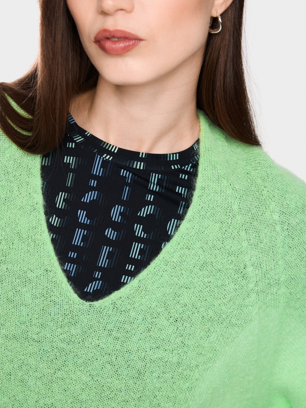 ‘Knitted in Germany’ shortsleeve jumper