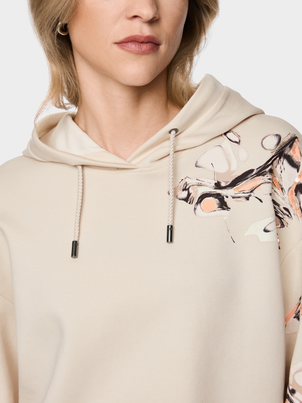 Oversized hooded sweatshirt