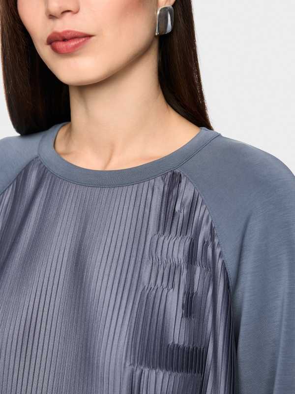 Sweat-shirt avec détails plissés