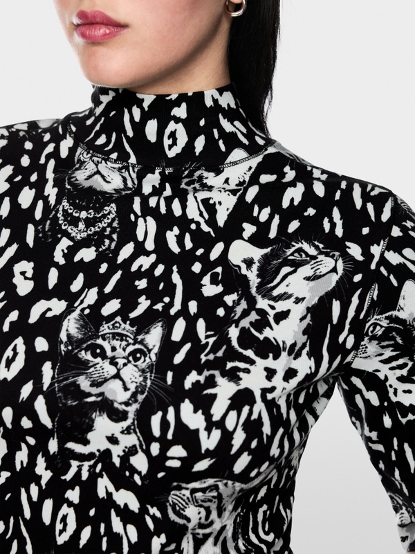 Printed cotton shirt