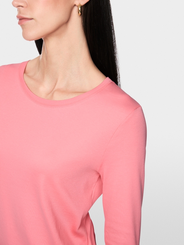 Ribbed knit shirt